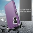 thumbnail image 4 of TASHHAR Samsung Galaxy A04S Case/A13 5G Case with Belt Clip Holster+Screen and Lens Protector Military Grade Heavy Duty 3 in 1 Shockproof Armor Rugged for Galaxy A04S/A13 5G Phone - Purple+White, 4 of 8
