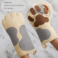 thumbnail image 3 of Gants de Four Mignons en Coton pour Chat, Gants Anti-Brûlure pour Cuisson au Four à Micro-Ondes, 3 of 5