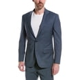 thumbnail image 3 of Brooks Brothers mens  Classic Wool-Blend Blazer, 40 REG, Blue, 3 of 5