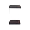 thumbnail image 3 of Pemberly Row Contemporary Solid Sheesham Wood C Table in Gray (Set of 2), 3 of 6