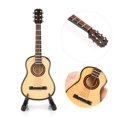 thumbnail image 2 of Domqga Guitar Model,Miniature Wooden Guitar Model Display Mini Musical Ornaments Craft Home Decor , Guitar Model Decor, 2 of 8