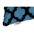 thumbnail image 4 of Vargottam Outdoor Decorative Throw Pillow CoversTowelEmbroideredPolyester Handmade Boho Cushion CoversFor Outdoor Patio -Damask Geometric Pattern - Medium Blue, 4 of 7