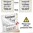 thumbnail image 3 of Happy Retirement Gifts,Retirement Gifts for Boss Teacher Colleagues Nurses Doctor Mom Leader,Retirement is Sweet Acrylic Desk Plaque Sign with Wooden Stand for Home Office Shelf Table Decor, 3 of 8