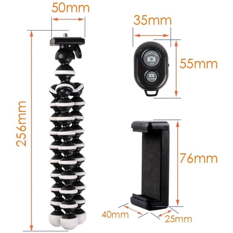 Flexible Phone Tripod with Wireless Remote and Phone Holder photo 4