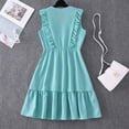 thumbnail image 1 of Vestido de verano para mujer, vestido de verano para mujer, vestido de mujer en V, ropa para mujer, calidad en la que puede confiar, 1 of 5