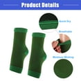 thumbnail image 4 of Vocoste 1 Pair Ankle Compression Sleeve Foot Ankle Brace for Men Women Achilles Tendon Green Brown Size L/XL, 4 of 6