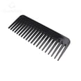 thumbnail image 2 of Wide Tooth Detangling Comb for Curly Thick Hair, Handleless Antistatic Styling Comb Black, 2 of 4