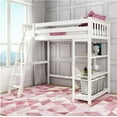 thumbnail image 4 of Bedsmart Max and Lily Lit Mezzanine Haut Format Simple avec Bibliothèque Gris, 4 of 5