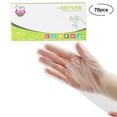 thumbnail image 2 of 70pcs Disposable Gloves, TPE Food Grade Kitchen Gloves, Oil Waterproof Dishwashing Gloves, Thickened Chemical Resistant, Textured Grip, Sensitive Skin Safe, 2 of 6