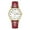 G-BrownWhite-P, variant on Bomieux Watches for Man Minimalist Quartz Watch with Leather Strap & Calendar 30M Water Resistant Watch Gift for Man