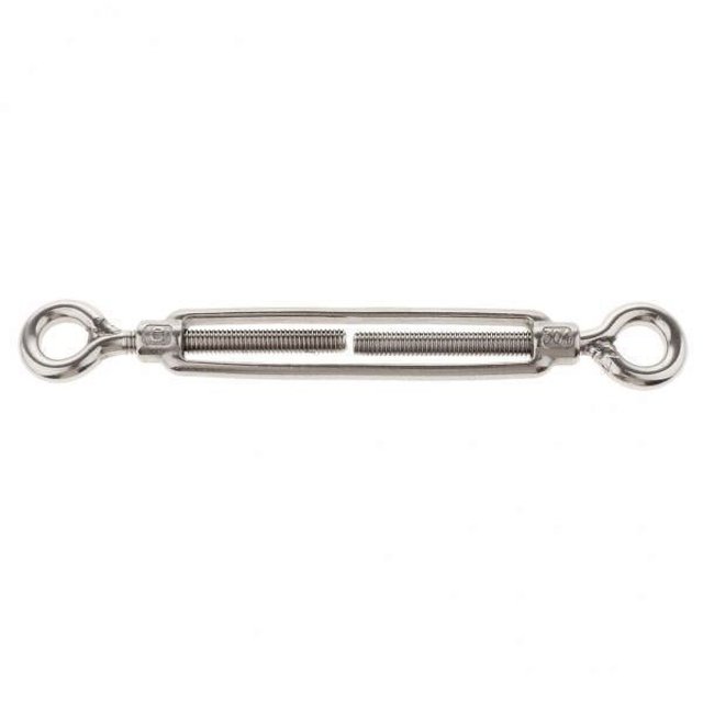 koolsoo 2X Vis de Rigidification des Yeux Crochet Tendeur de Câble en Acier Inoxydable M8