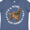 thumbnail image 4 of Inktastic Future Goat Farmer with Cute Goats and Hoof Prints Boys or Girls Toddler T-Shirt, 4 of 5