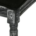 thumbnail image 6 of Dining Chairs Of 2, French Country Appeal - Upholstered In Black, Rectangular , Fluted Legs Theme, 6 of 6