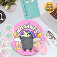 thumbnail image 3 of Anxiety Rainbow and Stars Possum Mousepad, 3 of 4
