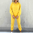 thumbnail image 2 of 2 Piece Sets for Women Sawvnm Women's Fashion Two Piece Sets for Women - Solid Color Round-Neck Long Sleeve Top and Pants with Elastic Waist, 2 of 5