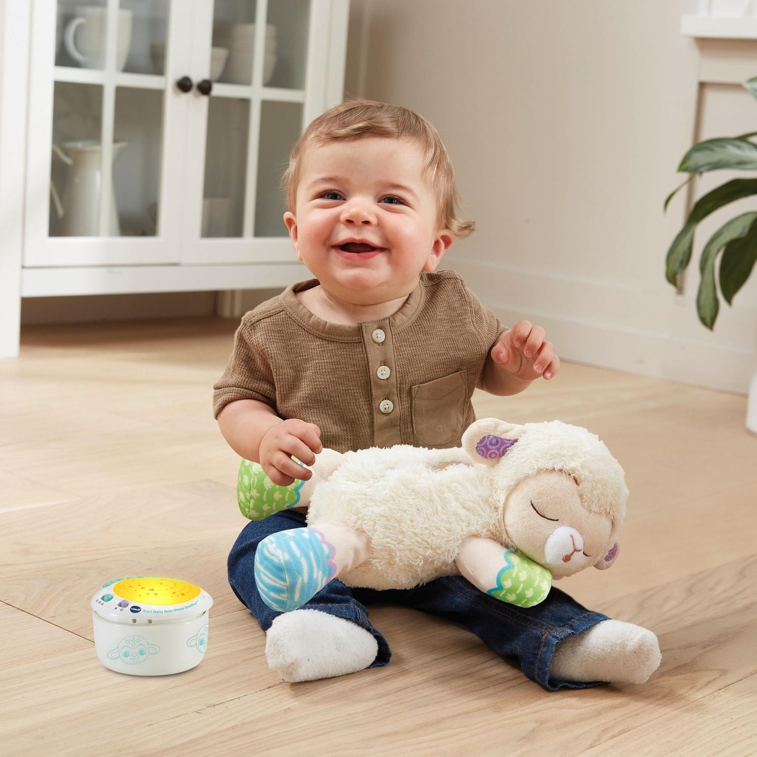 VTech 3-in-1 Starry Skies Sheep Soother™ - French Version, Birth+