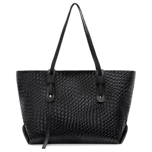 KALUNMA Large Women's Handbag,Zipper Closure Shopper Tote with Inner Pocket,Waterproof Shoulder Bag for Work,Office,Travel,Shopping and School