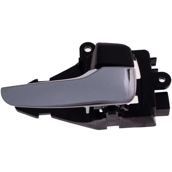 Dorman 83690 Interior Door Handle for Specific Mitsubishi Models, Chrome Lever; Black Knob