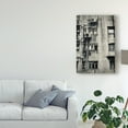 thumbnail image 3 of Trademark Fine Art 'Hong Kong Building Black and White' Canvas Art by American School, 3 of 4