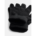 thumbnail image 4 of No Boundaries Women's Ribbed Knit Solid Gloves, 2 Pack, 4 of 4