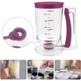 thumbnail image 2 of Pancake Cupcake Batter Dispenser - Kitchen Accessory with Spring-Loaded Handle for Waffle Maker or Griddle, 2 of 6