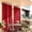 Red, variant on 100% Blackout Curtains 4 Panels, Thermal Insulated Noise Reducing Window Drapes, Solid Light Blocking Curtain Panels For Bedroom Living Room