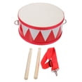 thumbnail image 2 of 1 Set of Orff Percussion Instrument Children's Toy Two-sided Snare Drum, 2 of 8