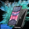 thumbnail image 3 of JETech 3 in 1 Case for iPhone 11 6.1-Inch, with 2-Pack Screen Protector and 2-Pack Camera Lens Protector, Full Coverage Tempered Glass Film, Shockproof Bumper Phone Cover (Black), 3 of 7
