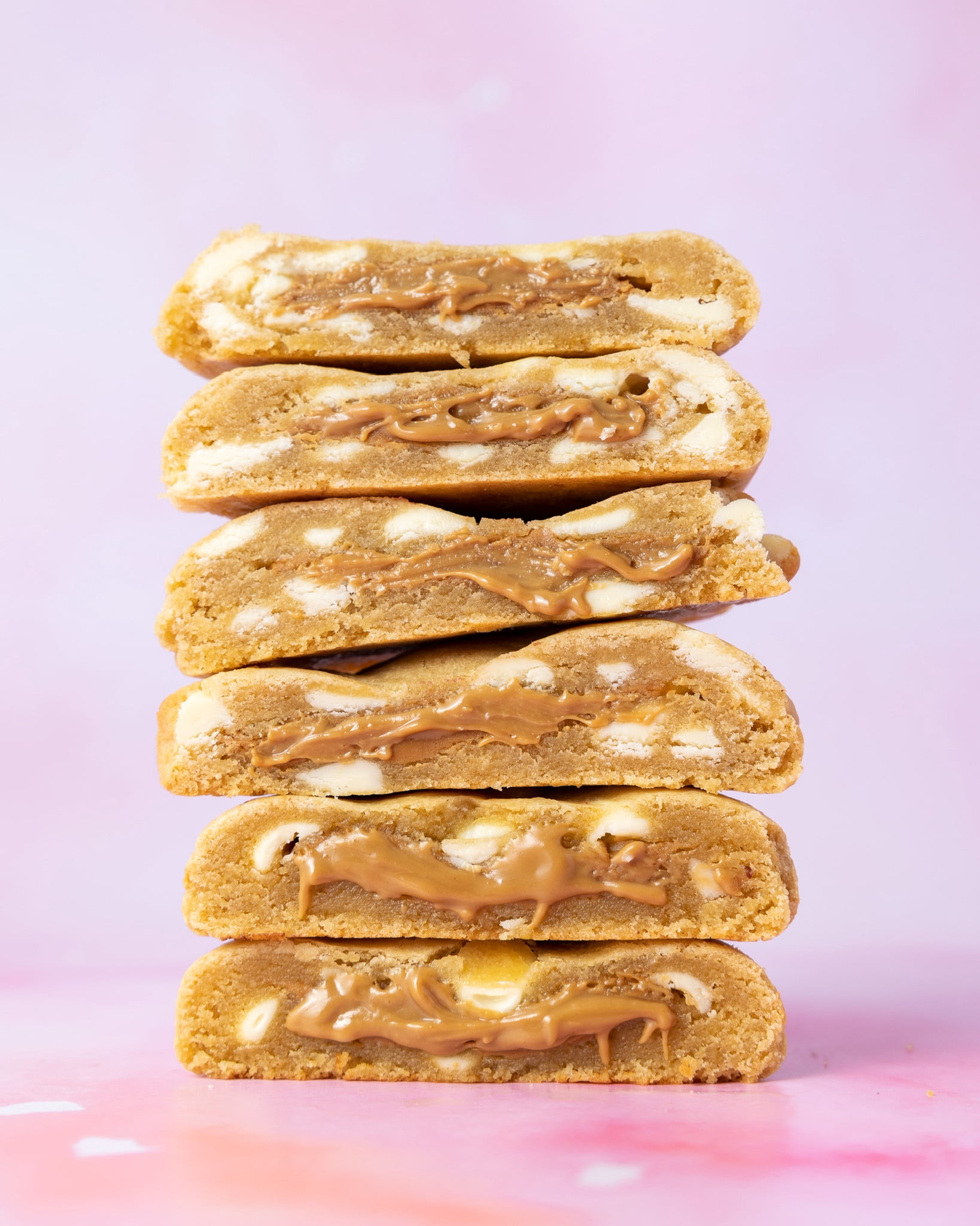 bettergoods Jumbo Cookie Butter-Stuffed White Chocolate Chip Cookie Dough, 3 oz, 4 Count