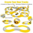 thumbnail image 3 of 255 PCS Construction Race Tracks Toys, 4 Construction Cars and Flexible Race Track Playset, Create A Engineering Road Games Engineering Toys for Gifts, 3 of 10