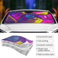 thumbnail image 5 of Windshield Sun Shade Foldable Car Front Window Sunshade For Car Suv Trucks Vans - Best Heat Shield Blocker Visor Cover Blocks Uv Rays And Keeps Your Vehicle Cool-Small, 5 of 5