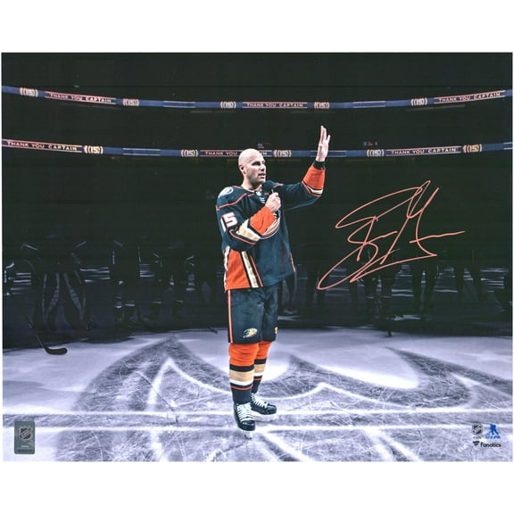 Ryan Getzlaf Anaheim Ducks Autographed 16" x 20" Final NHL Game Salute Photograph - Fanatics Authentic Certified