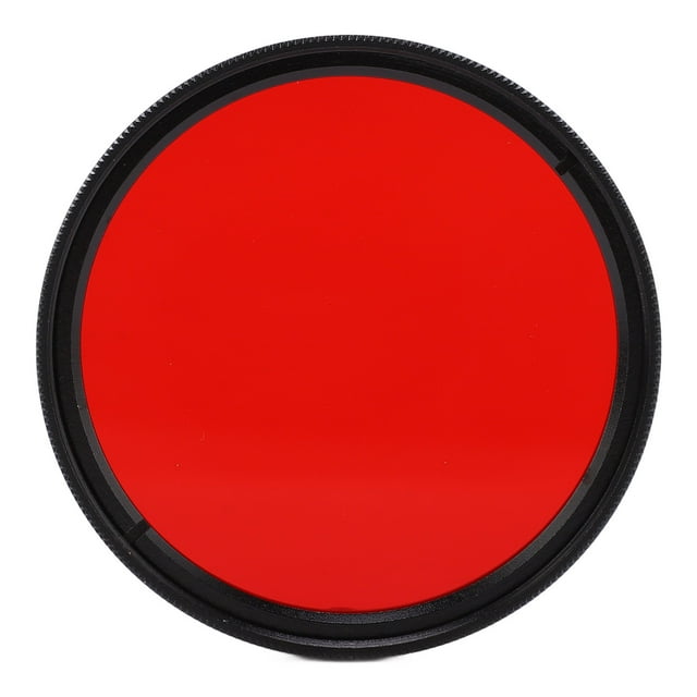 Filtres à Lentilles Rouges, Filtre Étanche Plein Optique 40,5 Mm 43mm 46mm 49mm DSLR Verre de Puits de Lumière pour