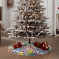 thumbnail image 4 of Balery Cartoon Marine Animals Printed Christmas Tree Skirt , Merry Christmas Party Christmas Tree Decoration,Adjustable Tree Skirt-30", 4 of 6