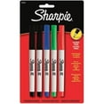 thumbnail image 1 of Sanford 450259 Sharpie Marqueurs Permanents à Pointe Ultra Fine 5-Pkg-Rouge Bleu Vert 2 Noir, 1 of 1
