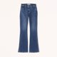 thumbnail image 5 of Gibobby Jeans dama Pantalones vaqueros elásticos de talle y pierna ancha con corte de bota para mujer(Azul,M), 5 of 5