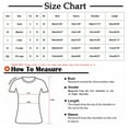 thumbnail image 3 of Blouses à Col Rond pour Femmes T-Shirts à Manches Courtes Imprimé Fleur de Marguerite, 3 of 4