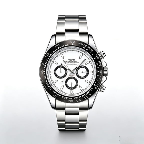 Men Automatic Multi‑Eye Chronograph Stainless Steel Waterproof Business Fashion Wrist Watch