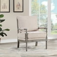 thumbnail image 2 of OSP Home Furnishings Abbott Chair in Linen Fabric with Brushed Grey Base K/D, 2 of 8