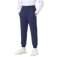 thumbnail image 2 of Sentuca Kids Boys Sweatpants with Zipper Pockets, Casual Sports Jogger Pants Elastic Waist Athletic Sweatpants Size 7-8Years, 2 of 8