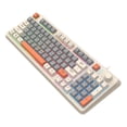 thumbnail image 3 of Teclado para juegos RGB, teclado de oficina 94 teclas Plug and Play Compact Quiet Silent Rainbow LED Teclado retroiluminado para computadora para Baoblaze Teclado para juegos, 3 of 8