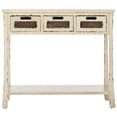 thumbnail image 4 of Safavieh Console en Bois de Pin d'Automne à 3 Tiroirs en Blanc, 4 of 5