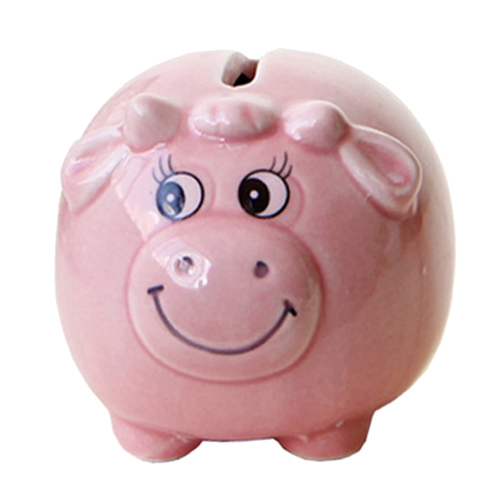 FREE SHIPPING Smiling Ladybug Coin Piggy Bank 