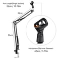 thumbnail image 2 of Microphone Support pour Table, Support Paresseux avec Bras Extensible, Pince pour Microphone, 2 of 7