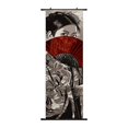 thumbnail image 1 of Japanese Samurai Ukiyo-e Scroll Poster, 1 of 2
