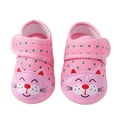 thumbnail image 2 of Siilsaa Shoes Sneakers Breathable Mesh Walking Shoes Hook and Loop Cartoon Non-Slip Rubber Sole Toddler Crib First Walker Shoes Pink,4.5, 2 of 4