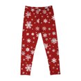 thumbnail image 4 of Atogsazn Kids Girls Christmas Legging Pants Children Casual Slim Leg Stretchy Leggings Outfit Clothing Trousers Red 6-7 Years Fashion, 4 of 8