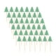 thumbnail image 1 of EeaseMX 50 palillos de papel para tartas de Navidad, prácticos y decorativos para fiestas (verdes), 1 of 7