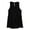 Black - 001, variant on Aeropostale Womens Keyhole Hi-Lo Tank Top, Black, Juniors, Small