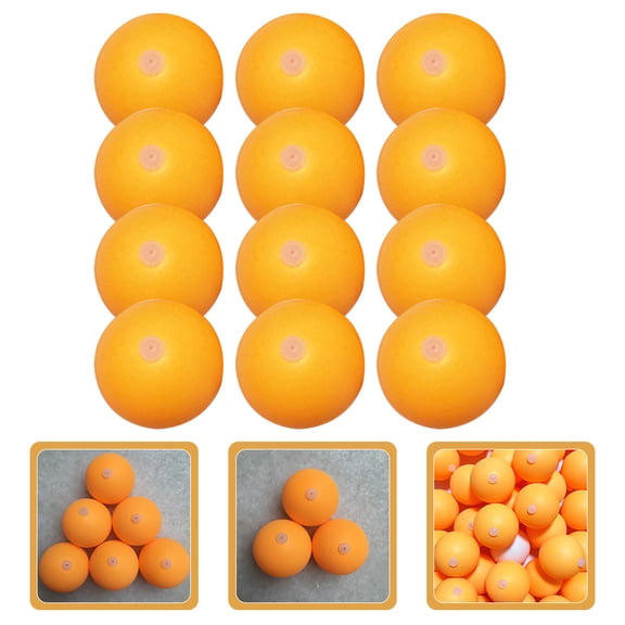 OUNONA 100Pcs Pingpong Balls Table Tennis Balls Table Tennis Practice Balls Plastic Pingpongs for Practice